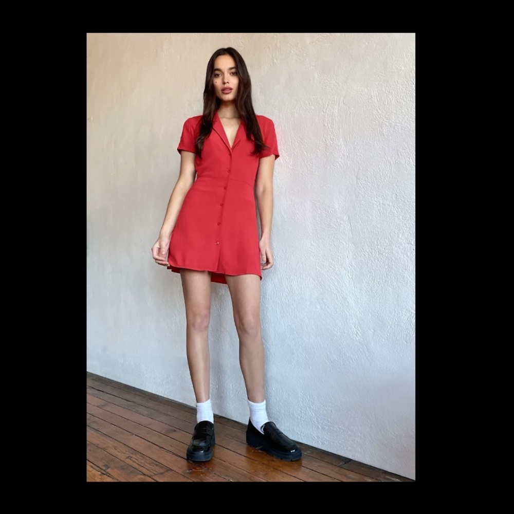 NWT Sunday Best Vida Dress in Blossom Red